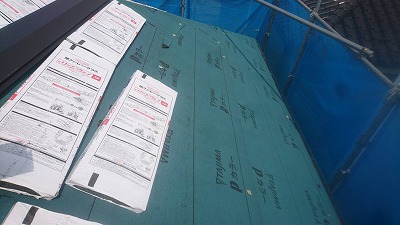 川越市　葺き替え　ルーフィング